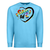 Ocean Blue gay af Premium Sweatshirt - MaliasSmallBusiness