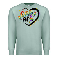 Seafoam gay af Premium Sweatshirt - MaliasSmallBusiness