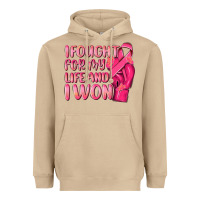 Mushroom i fought for my life and i won Heavyweight Hoodie - NancyCooperArtShop