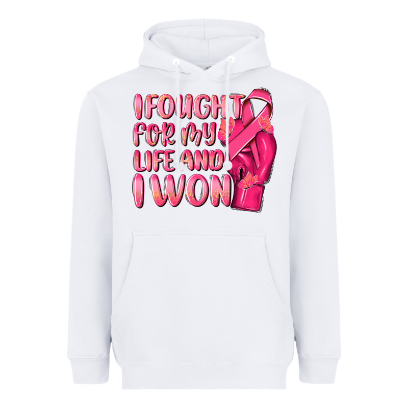 I Fought For My Life And I Won Heavyweight Hoodie by NancyCooperArtShop | Teevron