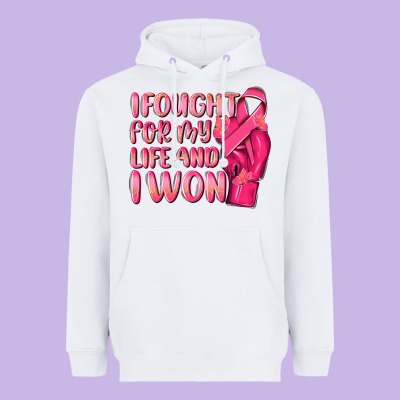I Fought For My Life And I Won Heavyweight Hoodie Designed By Nancycooperartshop