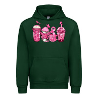 Forest Green breast cancer coffee Urban Hoodie - Jasminsmagicworld