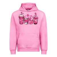 Fuchsia Pink breast cancer coffee Urban Hoodie - Jasminsmagicworld