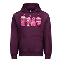 Mauve Wine breast cancer coffee Urban Hoodie - Jasminsmagicworld