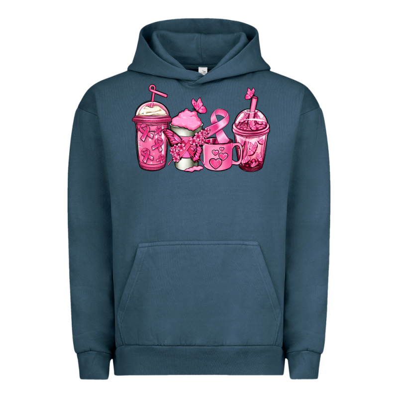 Breast Cancer Coffee Urban Hoodie by Jasminsmagicworld | Teevron