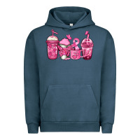 Pigment Midnight Navy breast cancer coffee Urban Hoodie - Jasminsmagicworld
