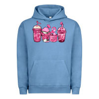 Pigment Pebble Blue breast cancer coffee Urban Hoodie - Jasminsmagicworld