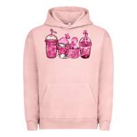 Pigment Salmon breast cancer coffee Urban Hoodie - Jasminsmagicworld