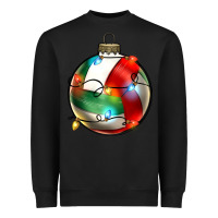 Black christmas  volleyball Heavyweight Sweatshirt - Zillion Design Studio