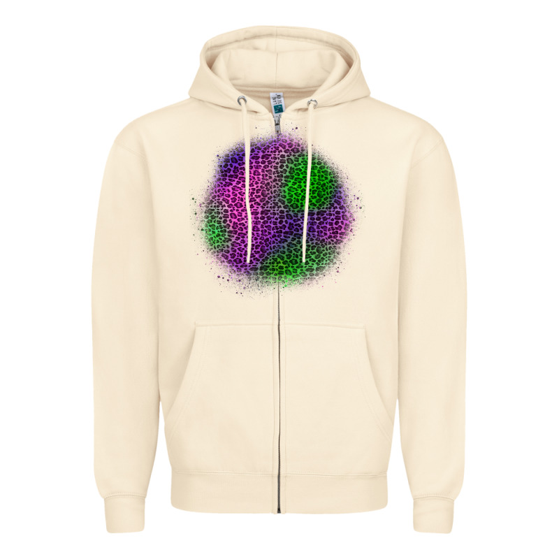 Halloween Leopard Patch Zipper Hoodie by BundleAndBundleShop | Teevron