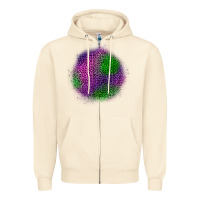 Sandshell halloween leopard patch Zipper Hoodie - BundleAndBundleShop