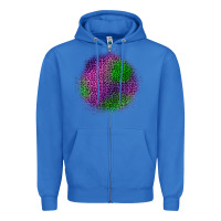 True Royal halloween leopard patch Zipper Hoodie - BundleAndBundleShop