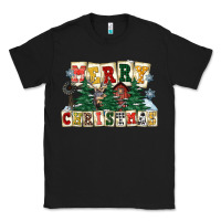 Black merry christmas Classic Tee - FaDigitalArtStudio