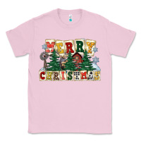 Bubblegum Pink merry christmas Classic Tee - FaDigitalArtStudio