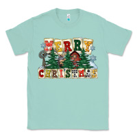 Seafoam merry christmas Classic Tee - FaDigitalArtStudio