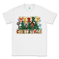 White merry christmas Classic Tee - FaDigitalArtStudio
