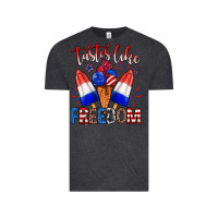 Vintage Black taster like freedom Vintage Tee - Zillion Design Studio