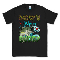 Black daddy's fishing buddy Classic Tee - HRA Design Shop