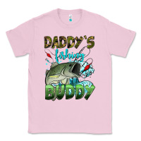 Bubblegum Pink daddy's fishing buddy Classic Tee - HRA Design Shop
