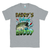 Heather Grey daddy's fishing buddy Classic Tee - HRA Design Shop