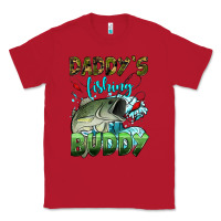 Red daddy's fishing buddy Classic Tee - HRA Design Shop