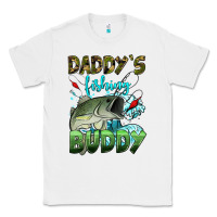 White daddy's fishing buddy Classic Tee - HRA Design Shop