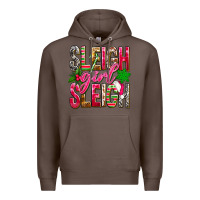 Coffee Sleigh girl sleigh Premium Hoodie - NancyCooperArtShop