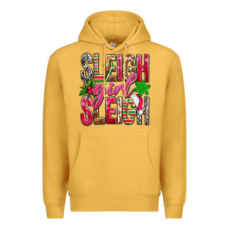 Sleigh Girl Sleigh Premium Hoodie by NancyCooperArtShop | Teevron