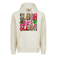 Oatmeal Heather Sleigh girl sleigh Premium Hoodie - NancyCooperArtShop
