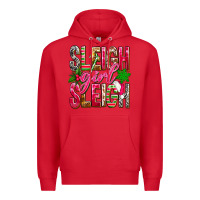 Red Sleigh girl sleigh Premium Hoodie - NancyCooperArtShop