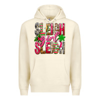 Sandshell Sleigh girl sleigh Premium Hoodie - NancyCooperArtShop