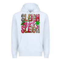 White Sleigh girl sleigh Premium Hoodie - NancyCooperArtShop