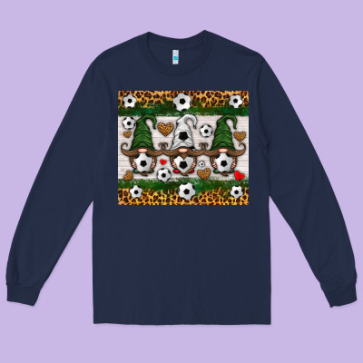 Soccer Gnome Long Sleeve Tee Designed By Hra Design Shop