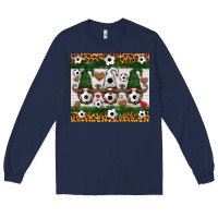 Navy soccer gnome Long Sleeve Tee - HRA Design Shop