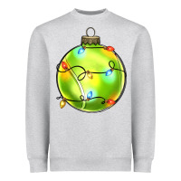 Heather Grey christmas  tennis Heavyweight Sweatshirt - Zillion Design Studio