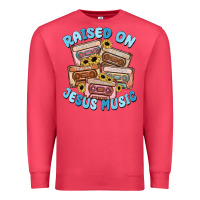Cardinal raised on jesus music Premium Sweatshirt - MaliasSmallBusiness