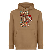 Toasted Coconut ho ho ho western christmas Heavyweight Hoodie - Jasminsmagicworld