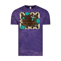 Cloud Purple gemstone cross mousepad Vintage Tee - BarkalooDesign