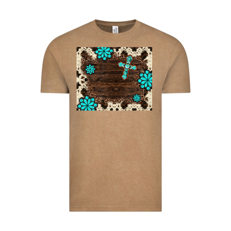 Gemstone Cross Mousepad Vintage Tee by BarkalooDesign | Teevron