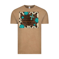 Vintage Coffee gemstone cross mousepad Vintage Tee - BarkalooDesign
