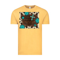 Vintage Mustard gemstone cross mousepad Vintage Tee - BarkalooDesign