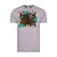 Vintage Zinc gemstone cross mousepad Vintage Tee - BarkalooDesign