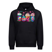 Black tie dye hippie coffee cups Urban Hoodie - Jasminsmagicworld
