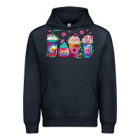 Navy tie dye hippie coffee cups Urban Hoodie - Jasminsmagicworld
