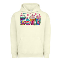 Pigment Pistachio tie dye hippie coffee cups Urban Hoodie - Jasminsmagicworld