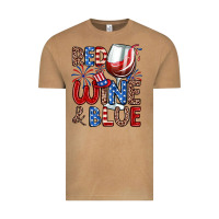 Vintage Camel red wine and blue Vintage Tee - Zillion Design Studio