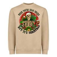 Mushroom When you're dead inside but it's christmas Heavyweight Sweatshirt - RanaPortraitStore