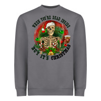 Storm When you're dead inside but it's christmas Heavyweight Sweatshirt - RanaPortraitStore