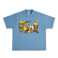 Pebble Blue lacrosse coffee cups Urban Heavy Tee - Zillion Design Studio