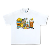 White lacrosse coffee cups Urban Heavy Tee - Zillion Design Studio